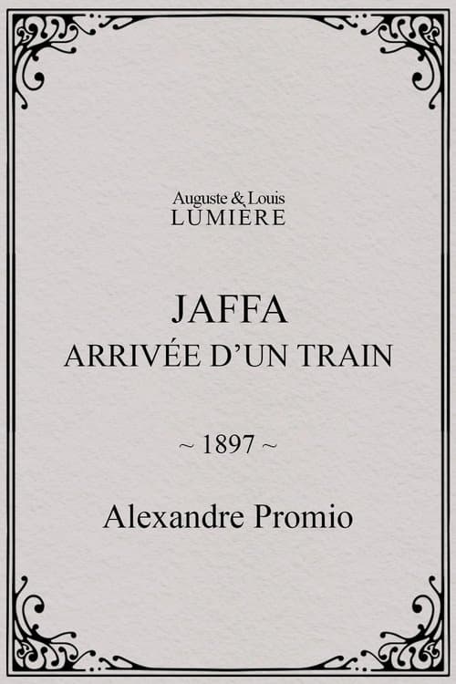 Jaffa : arrivée d’un train