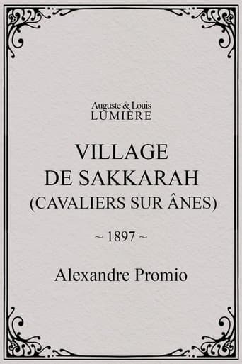 Village de Sakkarah (cavaliers sur ânes)